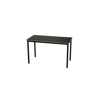 Multiflex BX X -pöytä 120x60 cm, K72 cm, musta jalusta