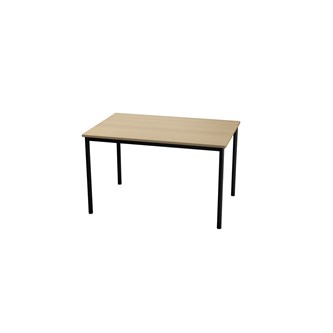 Multiflex BX X -pöytä 120x80 cm, K72 cm, musta jalusta