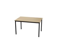 Multiflex BX X -pöytä 120x80 cm, K72 cm, musta jalusta