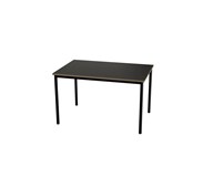 Multiflex BX X -pöytä 120x80 cm, K80 cm, musta jalusta