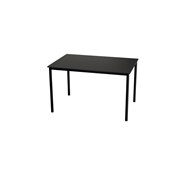 Multiflex BX C -pöytä 120x80 cm, K72-88 cm, musta jalusta