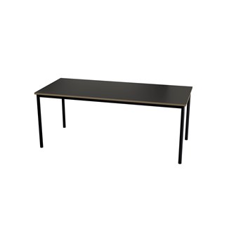 Multiflex BX X -pöytä 180x80 cm, K72 cm, musta jalusta