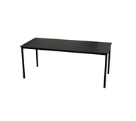 Multiflex BX C -pöytä 180x80 cm, K72 cm, musta jalusta