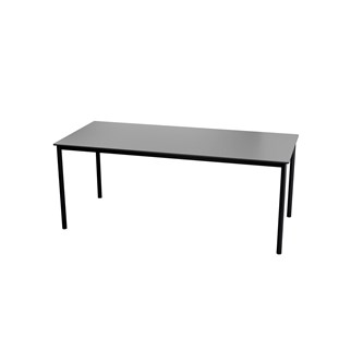 Multiflex BX C -pöytä 180x80 cm, K90 cm, musta jalusta