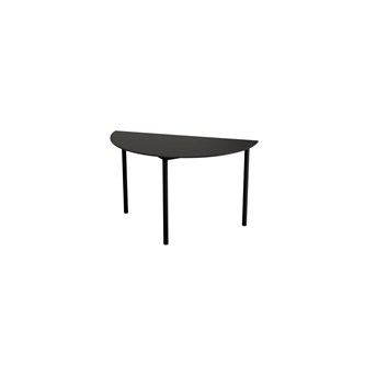 Multiflex BX C -pöytä puolipyöreä ø120 cm, K72-88 cm, musta jalusta