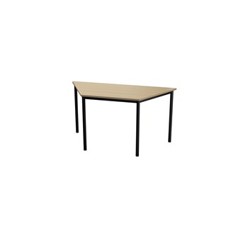 Multiflex BX X -pöytä puolisuunnikas 140x70x70 cm, K90 cm, musta jalusta