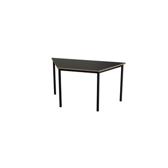Multiflex BX X -pöytä puolisuunnikas 140x70x70 cm, K90 cm, musta jalusta