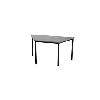 Multiflex BX X -pöytä puolisuunnikas 140x70x70 cm, K90 cm, musta jalusta