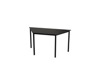 Multiflex BX C -pöytä puolisuunnikas 140x70x70 cm, K90 cm, musta jalusta