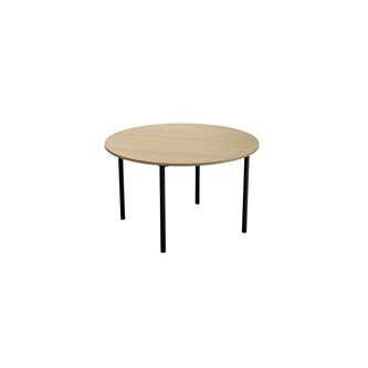 Multiflex BX X -pöytä pyöreä ø120 cm, K80 cm, musta jalusta