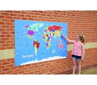 Seinäkartta maailma