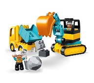 LEGO® DUPLO® Kaivinkone ja kuorma-auto