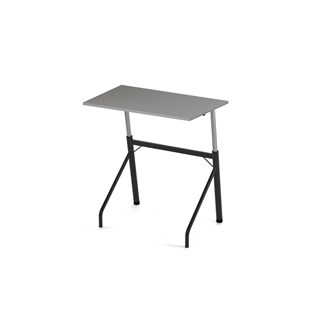Altudo BX pöytä akustik laminaatti 90x60 cm, musta jalusta