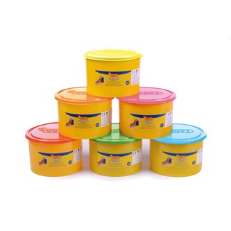 Leikkitaikina Jovi Soft Dough neonvärit, 6 kpl