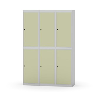 Novis koulukaappi, tasakatto, 2:3, L120 cm