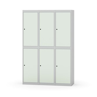 Novis koulukaappi, tasakatto, 2:3, L120 cm