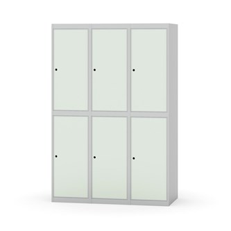 Novis koulukaappi, tasakatto, 2:3, L120 cm