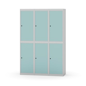 Novis koulukaappi, tasakatto, 2:3, L120 cm