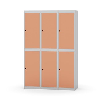 Novis koulukaappi, tasakatto, 2:3, L120 cm