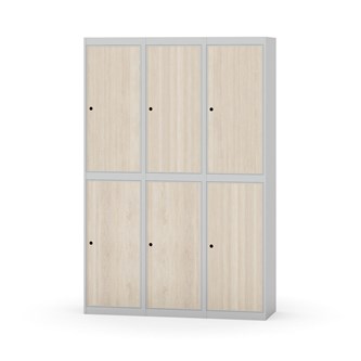 Novis koulukaappi, tasakatto, 2:3, L120 cm