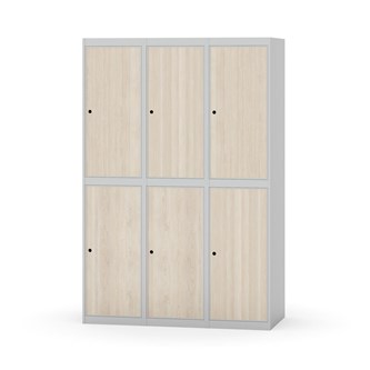 Novis koulukaappi, tasakatto, 2:3, L120 cm