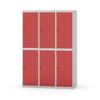 Novis koulukaappi, tasakatto, 2:3, L120 cm