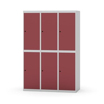 Novis koulukaappi, tasakatto, 2:3, L120 cm