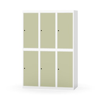 Novis koulukaappi, tasakatto, 2:3, L120 cm