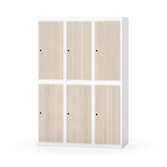 Novis koulukaappi, tasakatto, 2:3, L120 cm