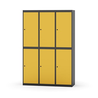 Novis koulukaappi, tasakatto, 2:3, L120 cm