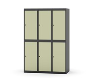 Novis koulukaappi, tasakatto, 2:3, L120 cm