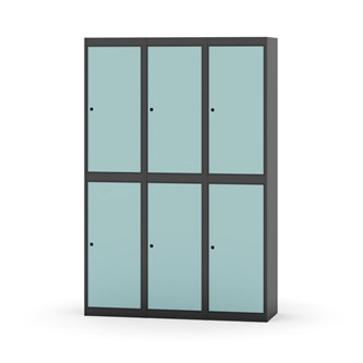 Novis koulukaappi, tasakatto, 2:3, L120 cm