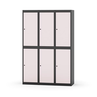 Novis koulukaappi, tasakatto, 2:3, L120 cm