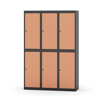 Novis koulukaappi, tasakatto, 2:3, L120 cm