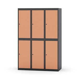 Novis koulukaappi, tasakatto, 2:3, L120 cm