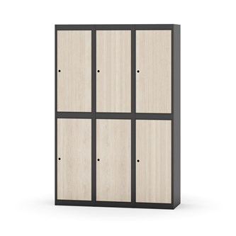 Novis koulukaappi, tasakatto, 2:3, L120 cm