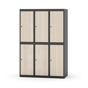 Novis koulukaappi, tasakatto, 2:3, L120 cm