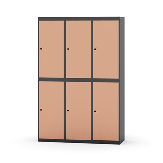 Novis koulukaappi, tasakatto, 2:3, L120 cm