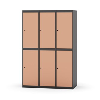 Novis koulukaappi, tasakatto, 2:3, L120 cm