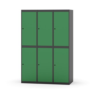 Novis koulukaappi, tasakatto, 2:3, L120 cm