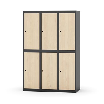 Novis koulukaappi, tasakatto, 2:3, L120 cm