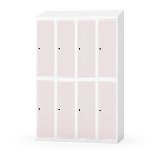 Novis koulukaappi, vinokatto, 2:4, L120 cm