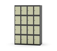 Novis koulukaappi, tasakatto, 4:4, L120 cm