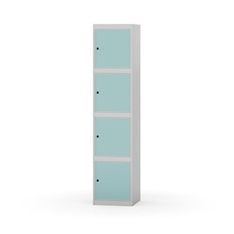 Novis koulukaappi, tasakatto, 4:1, L40 cm