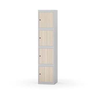 Novis koulukaappi, tasakatto, 4:1, L40 cm