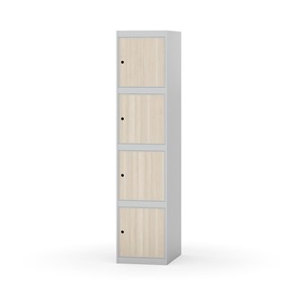 Novis koulukaappi, tasakatto, 4:1, L40 cm