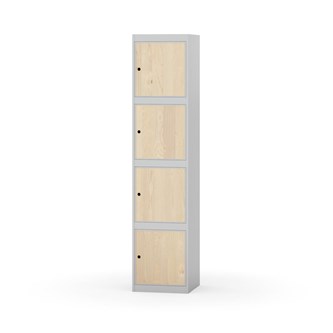 Novis koulukaappi, tasakatto, 4:1, L40 cm