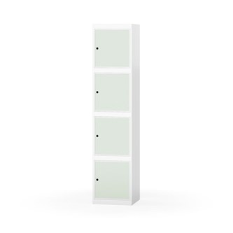 Novis koulukaappi, tasakatto, 4:1, L40 cm