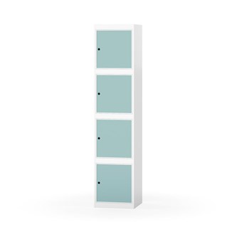 Novis koulukaappi, tasakatto, 4:1, L40 cm