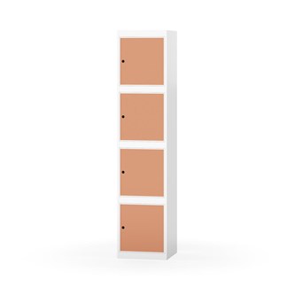 Novis koulukaappi, tasakatto, 4:1, L40 cm